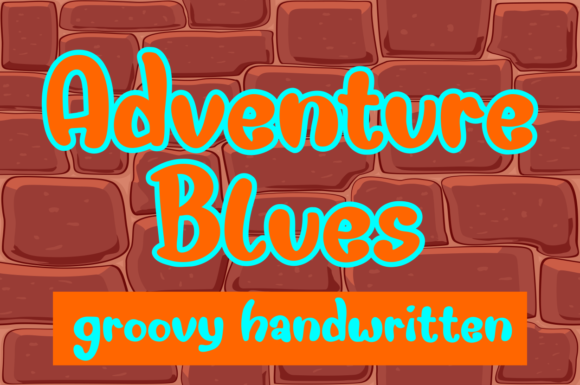 Adventure Blues: A Handwritten Font for Editorial Elegance
