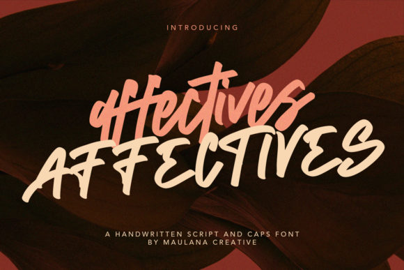 Affectives: A Script Font That Elevates Editorial Design