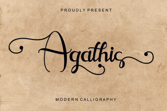Agathis: A Delicate Script Font for Web Design
