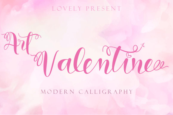 Art Valentine: A Handwritten Font for Editorial Design