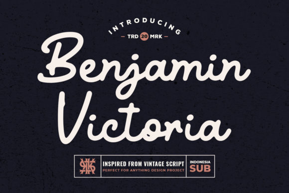 Benjamin Victoria: A Script Font for Modern Web Design