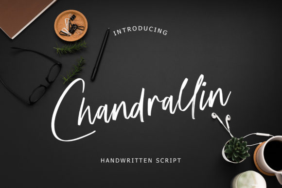 Chandrallin: A Handwritten Font for Modern Editorial Design