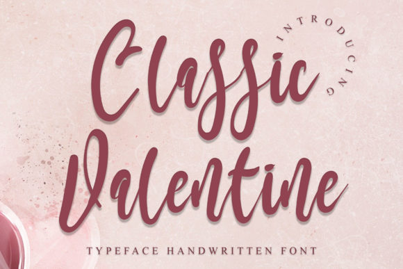 Classic Valentine Font for Web Design Projects