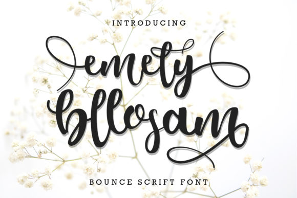 Emely Bllosom: A Handwritten Font for Business Branding