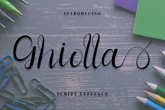 Ghiolla: A Delicate Script Font for Modern Web Design