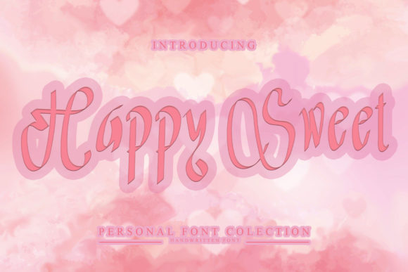 Happy Sweet: A Graceful Handwritten Font for Digital Design