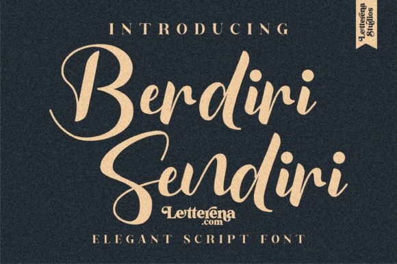 How Berdiri Sendiri Elevates Campaign Design with a Unique Typeface