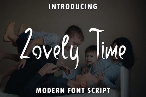 How Lovely Time Elevates Web Design with a Casual Handwritten Font