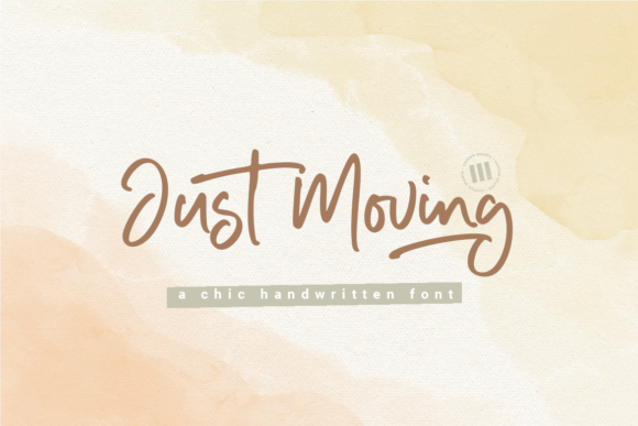Just Moving: A Handwritten Font That Elevates Digital Branding