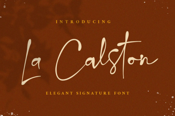 La Calston: A Friendly Handwritten Font for Creative Branding