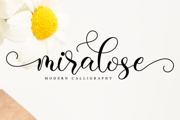 Miralose Script Font for Editorial Design