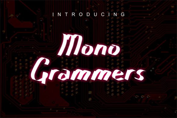 Mono Grammers: A Handwritten Font for Bold Branding