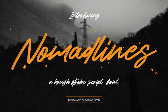 Nomadlines: A Handwritten Font for Editorial Elegance