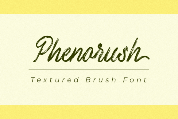 Phenorush: A Simple Font That Elevates Brand Identity