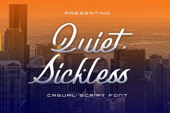 Quiet Sickless Font for Modern Web Design