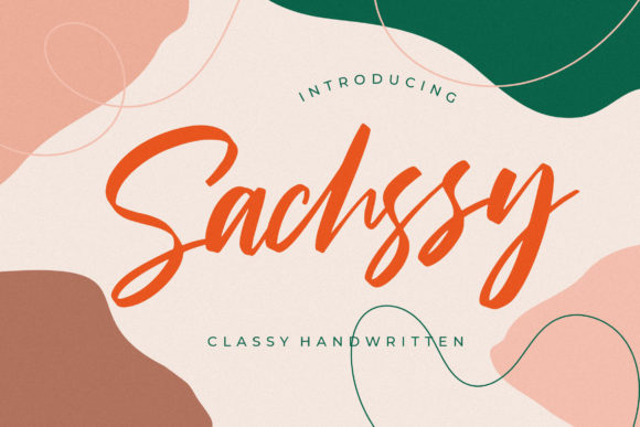 Sachssy: A Refined Script Font for Digital Branding