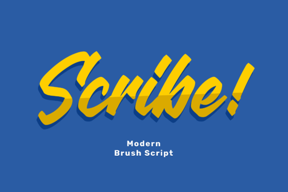 Scribe Font for Bold Web Design