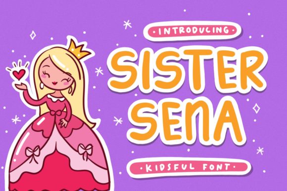 Sister Sena: A Playful Font for Digital Creativity