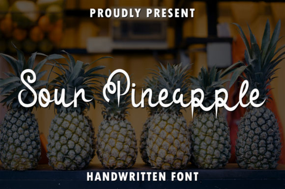 Sour Pineapple Font for Handmade Creations