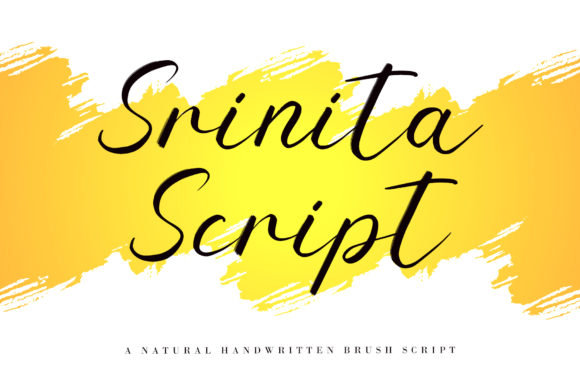 Srinita: A Handwritten Font for Creative Makers