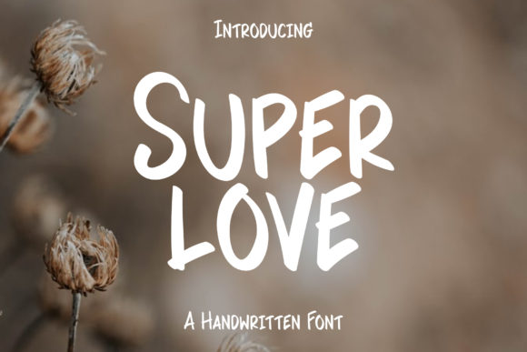 Super Love Font for Business Branding