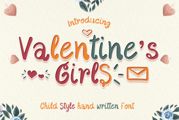 Valentine s Girls Font Review for Branding and Design