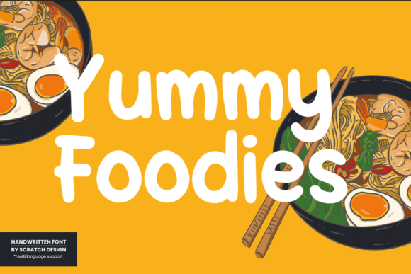 Yummy Foodies Font for Modern Web Design